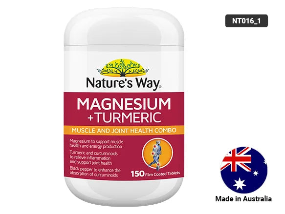 Natures Way Magnesium + Turmeric 150 Tablets in Sri Lanka